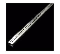Caniveaux Grille de Drainage de 3,28 pi, kit Peu Profond, Couverture de Patio extérieur, système de tranchée de Drainage Amovible, Grille de Drainage Mince pour Trottoir de Jardin, Parking,
