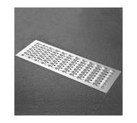 Caniveaux Grille de Drainage étroite en Acier Inoxydable 304, grilles de Sol, Couvercle d'égout avec Points antidérapants, Couverture de tranchée pour Garage, allée, Jardin, terrasse, cuisin