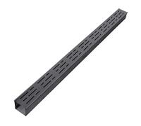 Caniveaux Système de tranchée de Drainage à Grille étroite, kit de tranchée en Acier Inoxydable, gouttière de Sol extérieure pour terrasse, Salle de Bain, Trottoir, terrasse