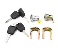 CANJPTON Barillet de Serrure Cylindre de Serrure de Porte Gauche + Droite Compatible avec Citroën C1 Peugeot 107 Toyota Aygo 9170.Y8 1608746380