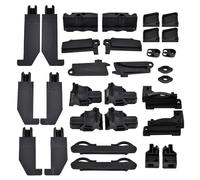 CANJPTON Kit de réparation pour capote compatible avec Fiat 500 C Cabrio 30 pièces Guides Tettino 500C