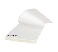 CANLENPK 11x15.5cm/4.3x6.1inch Pochettes Stratification Thermique,Feuilles Plastification Plastique Transparent,4 mil,Photo,Carte Papier Note, Badge Poches Plastification Carte Visite (100 PCS)