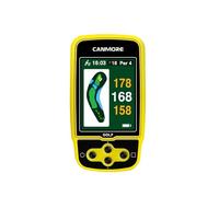CANMORE GPS de Golf HG500 - Écran Coloré Facile à Lire, Carte de Parcours Préchargée pour 41 000 Parcours Mondiaux, Jaune