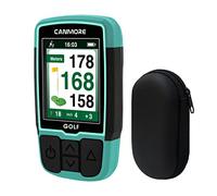 Canmore HG200 GPS et Etui de Golf - Écran Couleur avec Plus de 41 000 données essentielles sur Les Parcours de Golf et Feuille de pointage - Parcours gratuits dans Le Monde Entier,Turquoise