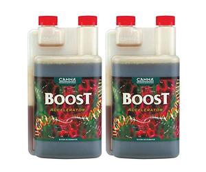 CANNA Boost Accélérateur de saveur et de floraison CannaBoost Stimulateur de floraison, additif hydroponique (1 L Lot de 2)