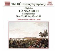 The Lukas Consort – Cannabich : Symphonies Vol. 1 Nos. 59, 63, 64, 67 & 68 – NAXOS