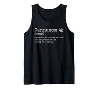 Cannabis Weed Stoner Mom Cannamom Definition Mothers Day Débardeur