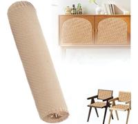 Cannage,Cannage Rouleau Pour Meuble,Rouleau De Cannage,40cm*2m Matériau de vigne verte en PE Imperméable et résistant aux moisissures bonne résistance pour Bricolage Armoire (Couleurs primaires)