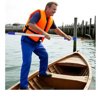 Canne à crochet robuste pour bateau à voile et yacht, longueur réglable pour pousser et lutter, design durable pour une utilisation marine