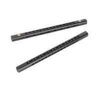 Canne à fromage en aluminium de 20 cm de 15 mm avec trou de filetage de 0,6 cm, 3/8" pour appareil photo reflex numérique, cage d'appareil photo, accessoires d'équipement de studio photo, support