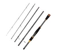 Canne À Leurre De Pêche - Composite De Carbone, Haute Sensibilité Deux Points D'un Mètre, Canne À Lancer D'appât Amovible, Pêcheurs À La Ligne ML Action Travel, Truite Basse Sensible | Pour Le Doré Ja