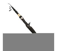 Canne à leurre télescopique | Canne à pêche longue portée | Canne à lancer d'appâts portable | Support de poignée | Cannes télescopiques robustes pour la pêche en plein air, les voyages, les débutants