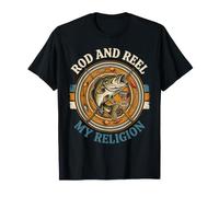 Canne à pêche au Bar et Moulinet My Religion Pêcheur T-Shirt