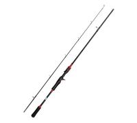Canne a Peche au Coup Telescopique Canne À Pêche Casting 1,8 M en Fibre De Carbone, USO Apto Para Leurres 8-20 G, Rivière Lac Étang(Casting Rod -Red,1.65m)