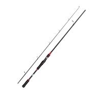 Canne a Peche au Coup Telescopique Canne À Pêche Casting 1,8 M en Fibre De Carbone, USO Apto Para Leurres 8-20 G, Rivière Lac Étang(Spinning Rod-Red,1.65m)