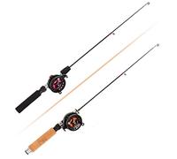 Canne a Peche au Coup Telescopique Cannes à pêche Pêche sur la Glace Moulinets Choisir Rod Combo Pen Pole Leurres ATTIRAIL for Casting Hard(White)