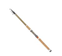 Canne a Peche au Coup Telescopique sous-Tige de Route à réglage M, poignée Droite/poignée, Canne pêche, sous-Tige Moyen et Rapide(Yellow,110CM)