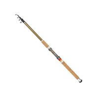 Canne a Peche au Coup Telescopique sous-Tige de Route à réglage M, poignée Droite/poignée, Canne pêche, sous-Tige Moyen et Rapide(Yellow,105CM)