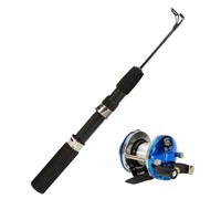 Canne à pêche avec moulinet combiné, kit de pêche extensible avec moulinet, engrenage rapide, appareil de pêche léger pour mer, lac, rivière, rive, eau douce, eau salée