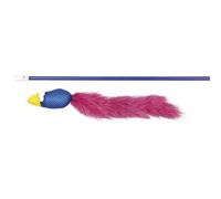 Canne À Pêche Avec Oiseau Et Plumes - 50 Cm