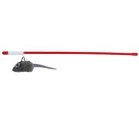 Canne à pêche avec souris qui couine 47 cm divers