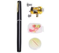 Canne à pêche avec stylo, canne à stylo | Stylo de pêche portable combiné avec canne et moulinet | Stylo de canne à pêche, petite canne à pêche pour anniversaires, vacances, autres occasions spéciales