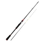 Canne à pêche Baitcasting - Canne à lancer portable - Canne à lancer robuste | Canne à pêche lourde | Canne à pêche à l'appât lourd, anneau de guidage lisse, canne à pêche légère pour radeau de rivage