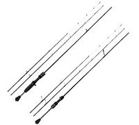 Canne À Pêche Canne à pêche Casting Spinning Rod Ultralight Carbon Fiber Hollow + Solid 2 Tips Bait Casting Rods Canne À Pêche(Casting Rod)