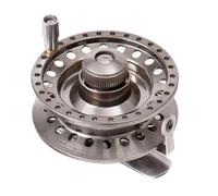 Canne à pêche | Canne à pêche de 6,3 cm | Moulinet en d'aluminium avec Fonctionnement Fluide, Design léger, Prise en Main Confortable et Performance Robuste pour la pêche sur Glace, Les