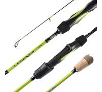 Canne à PêChe Canne à pêche légère en Carbone, Longueur 1,85/1,93/1,98 m, diamètre supérieur 0,7 mm,2 G, for au calmar, Lancer, Poulpe(0.2-2g 198)