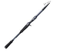 Canne à PêChe Canne à pêche leurre de 1,8 m 3,0 en Fibre Carbone, Canne Lancer et, Poids d'appât 18 g, Voyage(Casting Rod,2.7M)