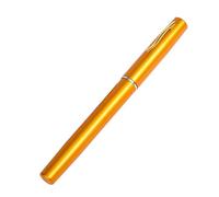Canne à Pêche Canne à pêche Pliable de Poche 1.2M, Mini Stylo Portable d'extérieur, Canne télescopique, Accessoires(Gold-1.2M)