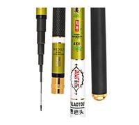 Canne à pêche Canne à pêche Super légère en fibre de carbone dure 3,6 à 7,2 m Canne à pêche télescopique Canne à pêche Stream Freshwate Carpe Feeder Pole Combos de pêche (couleur : or, taille : 4,5 m
