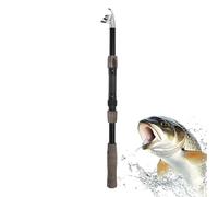 Canne à Pêche | Canne Télescopique Portable 180cm Canne à Pêche Professionnelle Homme Débutant Sac à Dos Eau Salée Eau Douce Bar Truite Crappie Surf