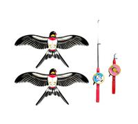 Canne à pêche Caracara Dynamique, 2 pièces, avec Canne de 60Cm et Ligne de 30M, pour, Amusant en Plein air et activité familiale, Jouet Caracara