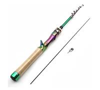 Canne À Pêche Carbone Ultra léger UI Puissance télescopique Canne à pêche coulée Filature Poche Tige Test 1-5g Flux Petit Poisson pôle Canne À Pêche(Spinning Rod,198cm)