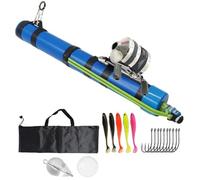 Canne À Pêche Catapulte + Kit Moulinet Canne À Pêche À La Mouche Professionnelle Moulinet De Pêche À Fronde Compact Canne À Pêche À La Mouche Portable(Intermediate)
