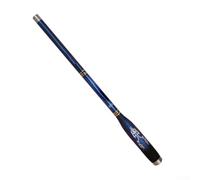 Canne à pêche compacte de 27 cm, construction ultra légère en fibre de carbone de 1 6 m, soulève 500 g, conçue pour les pêcheurs à la recherche de portabilité et de résistance (2,7 m + 1,2 nœuds bleu)