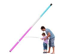 Canne à pêche courte - Fibre de carbone | Mini ruisseau Hand Pole Outil de pêche à la crevette | Bâton télescopique portable pour enfants, garçons et filles, activités de plein air et camping familial