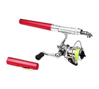 Canne à pêche de poche - Canne à pêche combinée de poche | Canne à pêche miniature canne à pêche de voyage résistante | Canne à pêche légère canne à pêche petite canne à pêche