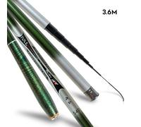 Canne À Pêche De Rivière De 3.6/4.5/5.4/6.6m, Accessoire Portable Télescopique De Voyage Pour Le Surf En Eau Salée Et Douce