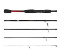 Canne à pêche de Voyage Rigged and Ready Spinning Canne à pêche 182 cm Longueur compacte 15,5 pi 40 cm