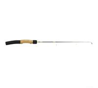 Canne à pêche d'hiver en fibre de carbone 55 cm, design anti-gel, doré (A)