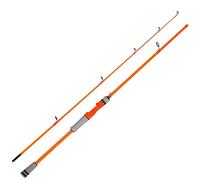 Canne à pêche en Fiber de Carbone 1.8m 1.65m, Poids du leurre 5-30g, matériel de pêche Spinning et Casting pour la pêche, Les Voyages(Orange Spinning,1.65M)