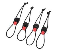 Canne à pêche en Fibre de Carbone, Attaches câble réglables for Canne, 4 Sangles élastiques réutilisables for Skis, rallonge, Tuyau, Corde Anti-Rayures