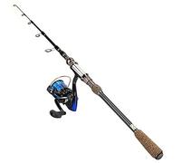 Canne à pêche en mer télescopique en Fibre de Carbone légère pour la pêche en extérieur(1.8m)