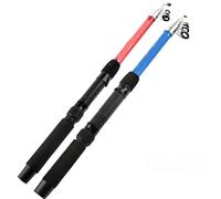 Canne à Pêche Ensemble de poteaux mer, Tige Lancement Portable, tiges Lancer à Distance en Fibre Verre(Random Warpped,1.8 m)