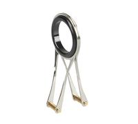 Canne à pêche Guide Pointe Pliante Anneaux pour les yeux anti-usure Telescoplc Anneaux de guide en acier inoxydable Accessoires pour équipement de pêche Tige Poteaux Guides Ligne