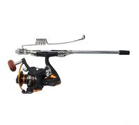 Canne à pêche légère de 32 cm avec moulinet de 5000 g pour pêche en rivière et pêche noire (canne à pêche 32 cm + moulinet 2000)