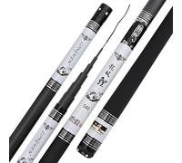 Canne a Peche Long Wen Extra High Carbon Fiber Telescopic Power Hand Pole Fishing Rod 3.6M/3.9M/4.5M/5.4M/6.30M/7.2M/8M/9M/10M Stream Canne a Peche telescopique(6.30M)